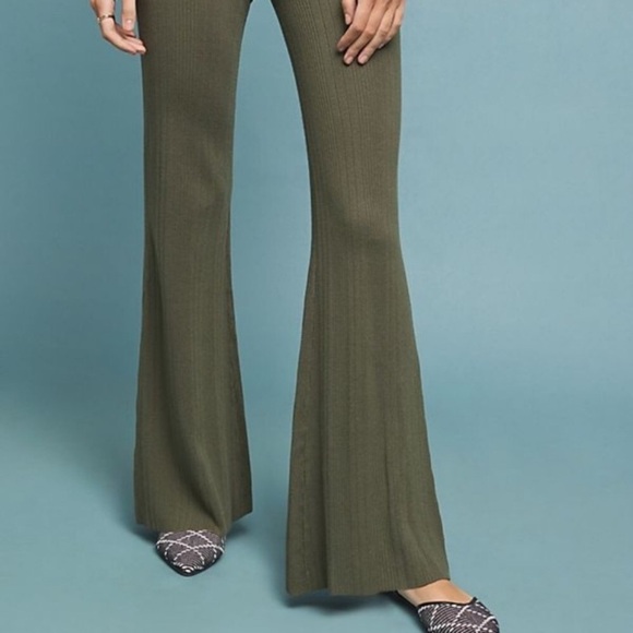 ANTHRO Gibson Flare Knit Legging Pant X. - Picture 3 of 16